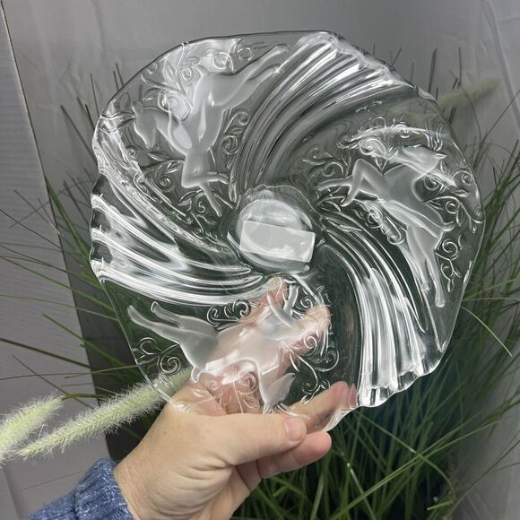 Mikasa Plate 9" Bon Bon Plate Reindeer SA947220 Holiday Christmas New LAST ONE - Picture 4 of 14